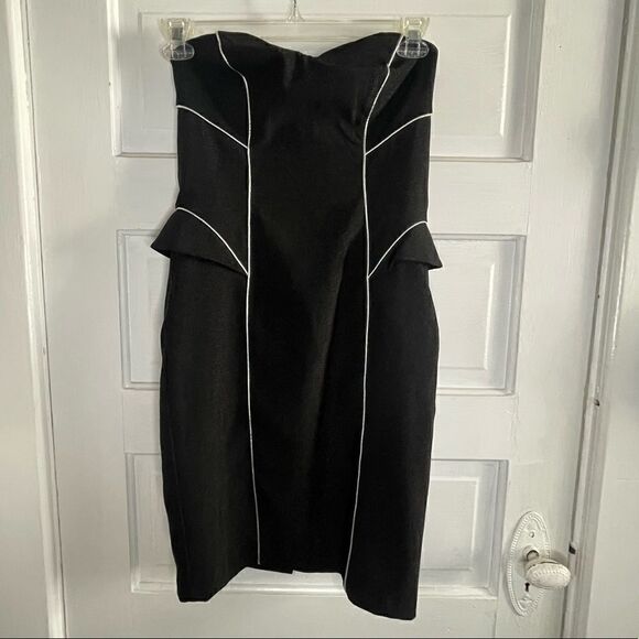 ASOS Strapless Dress w/ Piping Detail - Picture 1 of 11